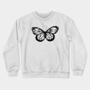 black butterfly Crewneck Sweatshirt